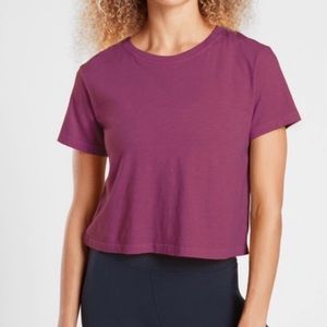 Athleta Organic Daily crop tee